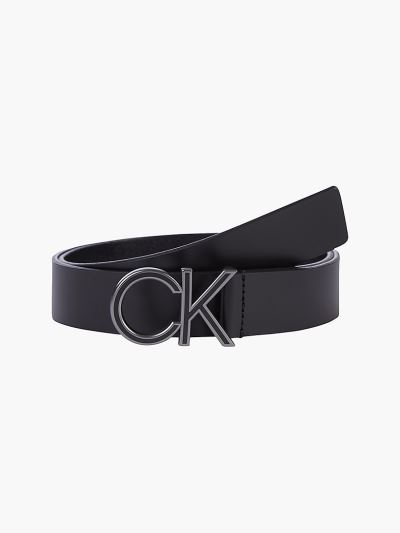 Calvin Klein Táskák & Kiegészítők HU732747 | Calvin Klein Bőr Logo Férfi Öv Fekete